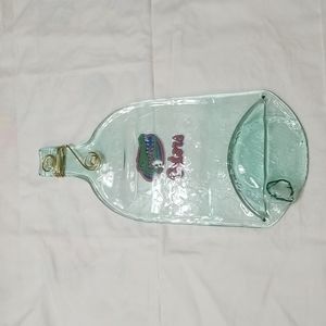 GATORS MELTED GLASS SPOON REST-APPT TRAY